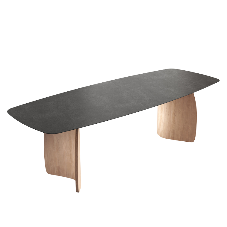 Table Dolmen avec plateau en céramique, Mobitec