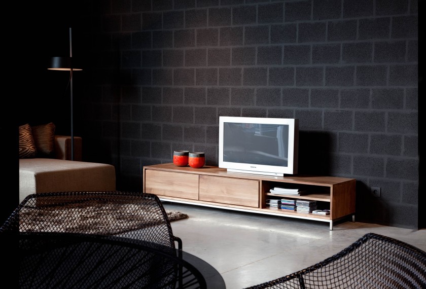 Meuble TV Essential en teck
