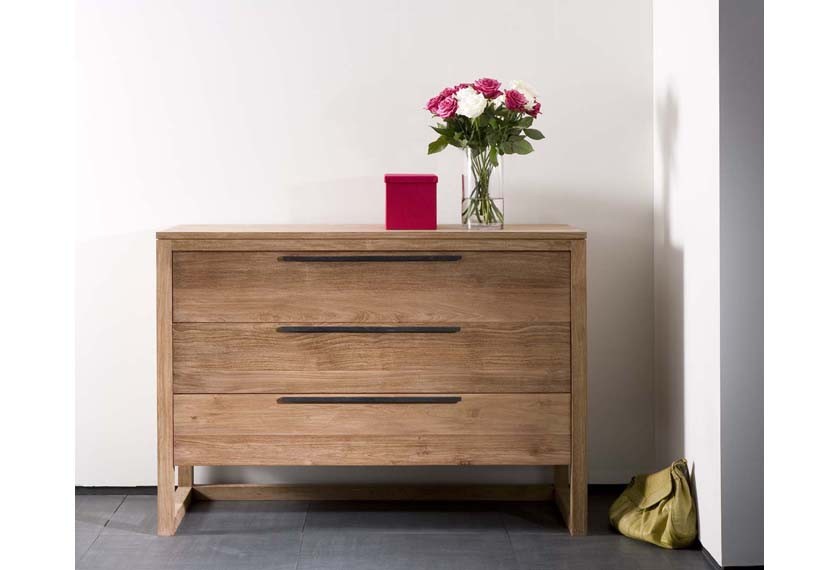 Commode Ligt Frame en teck