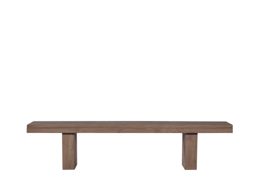 Banc Double en teck