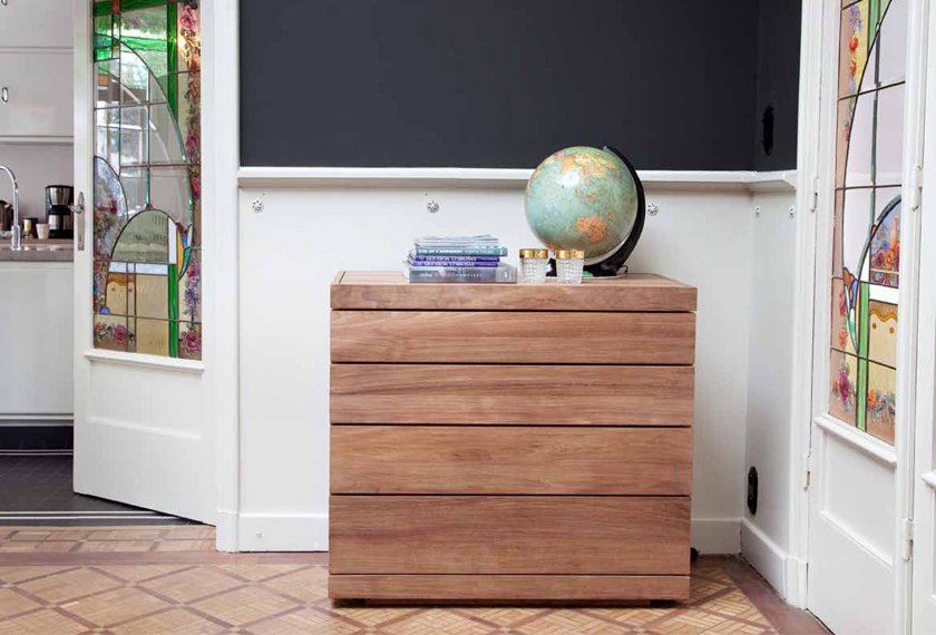 Commode Burger en teck Ethnicraft