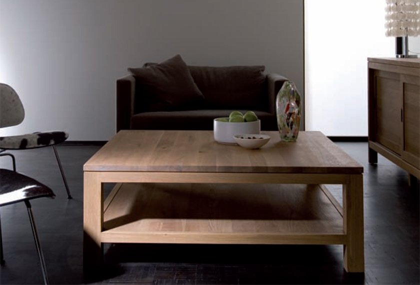 Table basse 2 Levels en teck