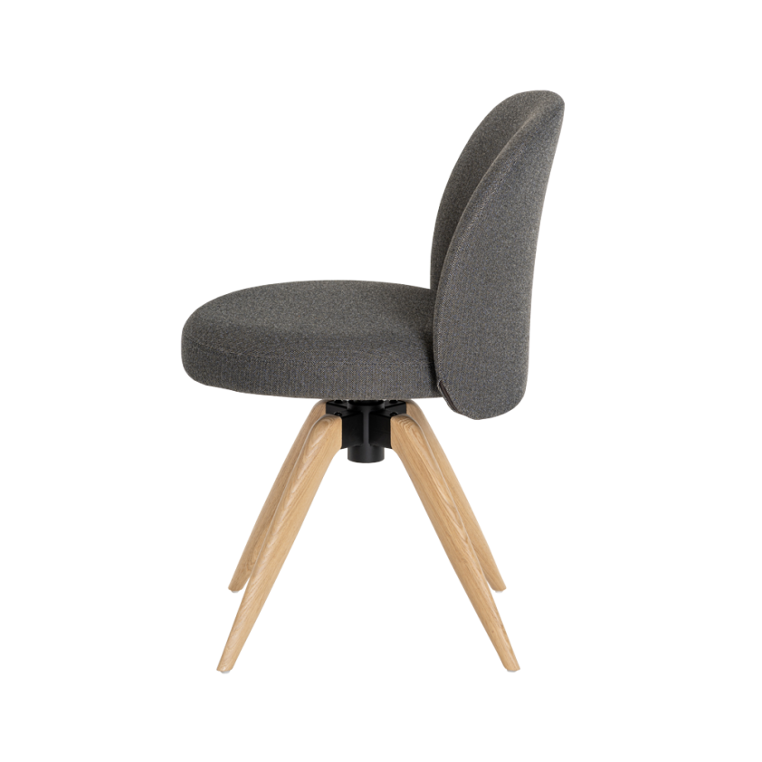 Chaise Neo avec une assise qui pivote à 360°, Mobitec