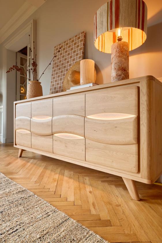 Buffet enfilade OLONNE 4 portes, Couture