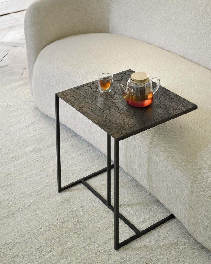 Table d’appoint Triptic - lava taupe, Ethnicraft