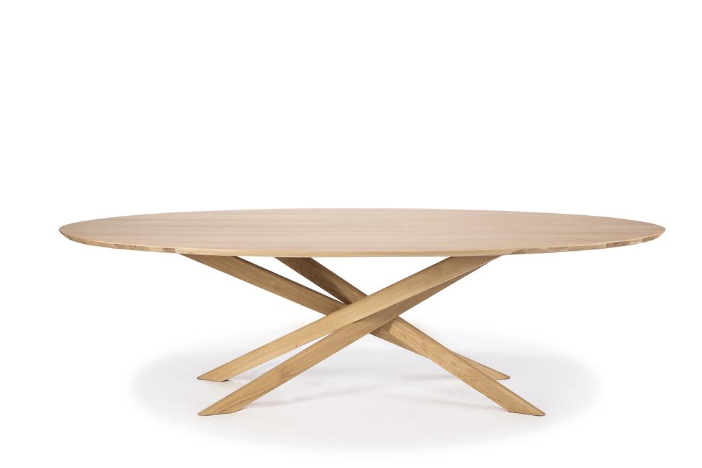 Table Mikado Ovale en chêne, Ethnicraft