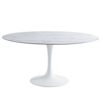 Table ovale KOROL plateau HPL, Sifas