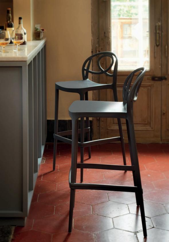 Tabouret Etoile Bar, Green
